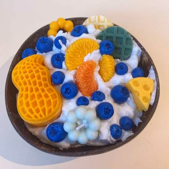 Cera de vela con número de cumpleaños lindo especial colorido
